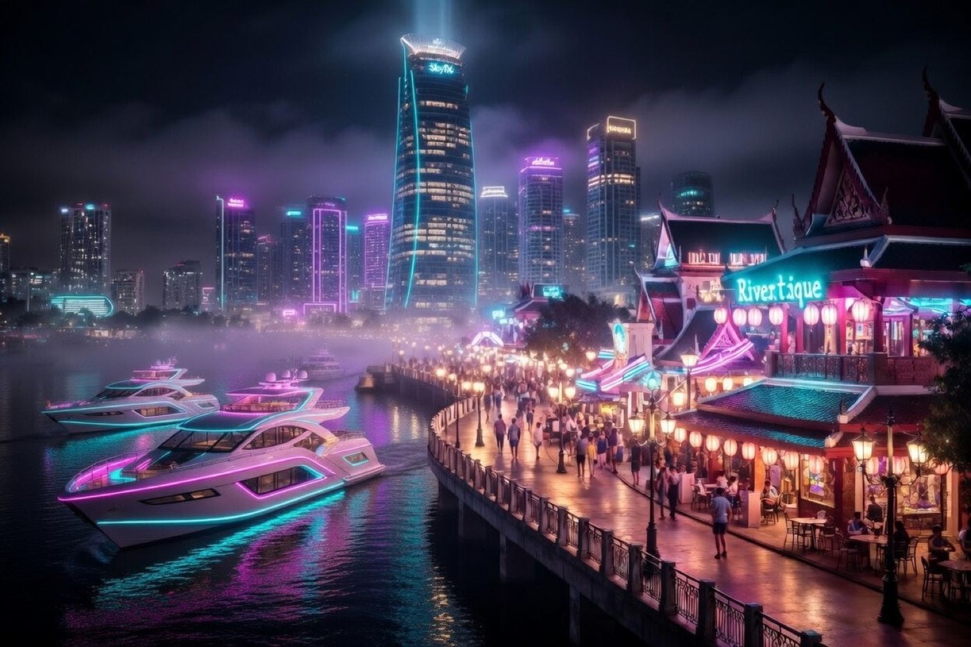 Rivertique Boardwalk